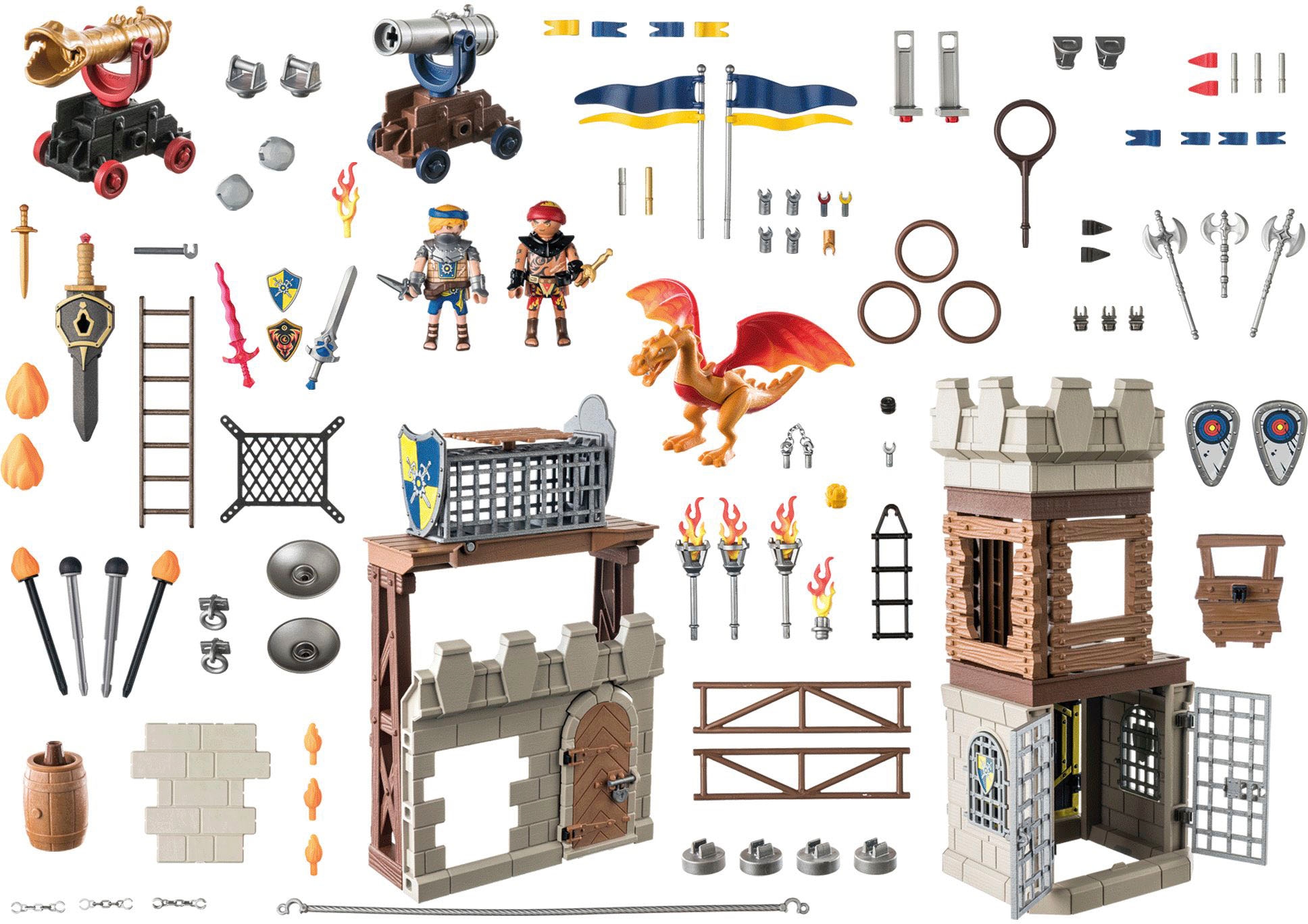 Playmobil® Konstruktions-Spielset »Novelmore vs. Burnham Raiders - Turnierarena (71298), Novelmore« Made in Germany