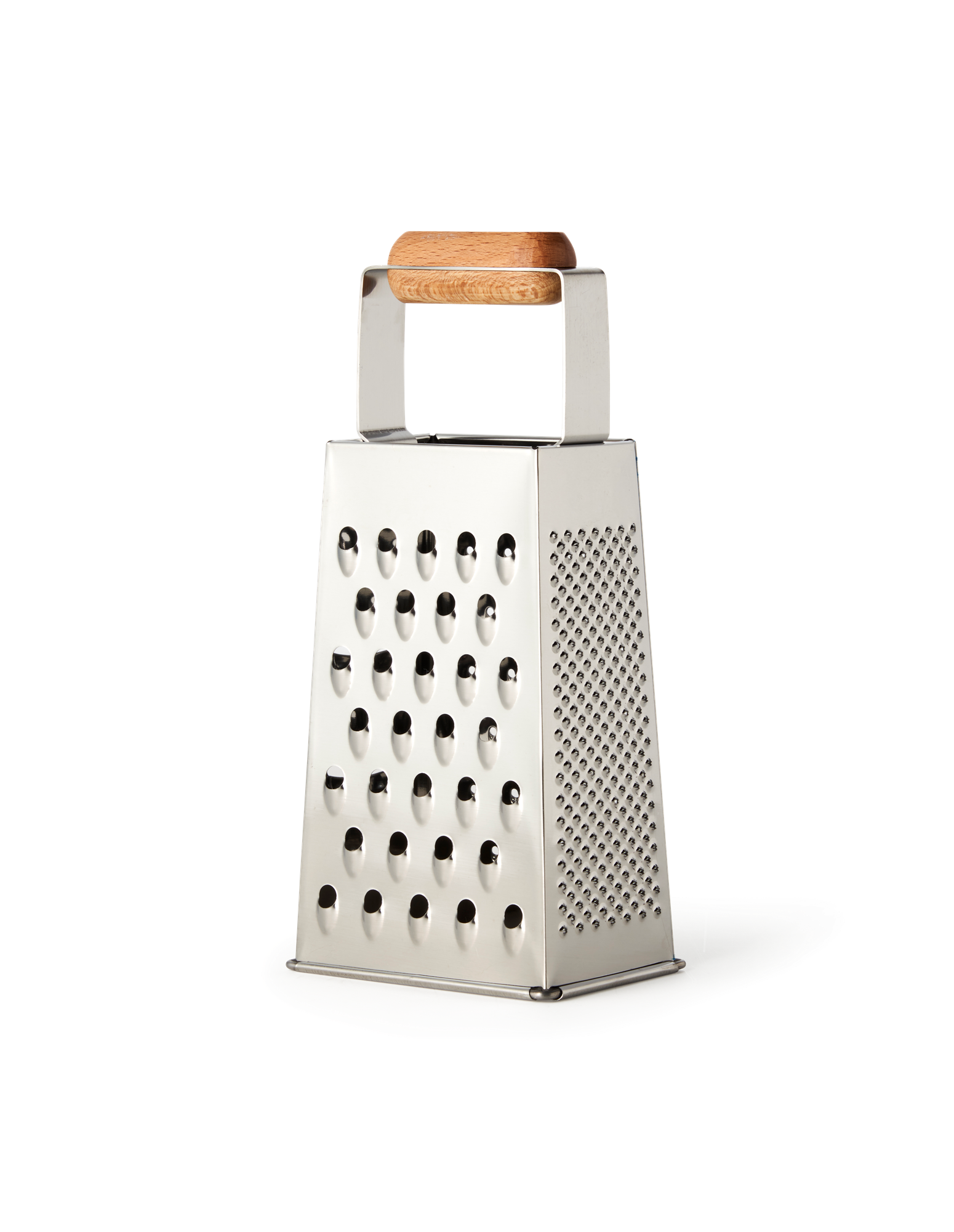 Rivejern | Rustfrit stål/birketræ. 8,7 x 6,4 x 17,5 cm. | Silver