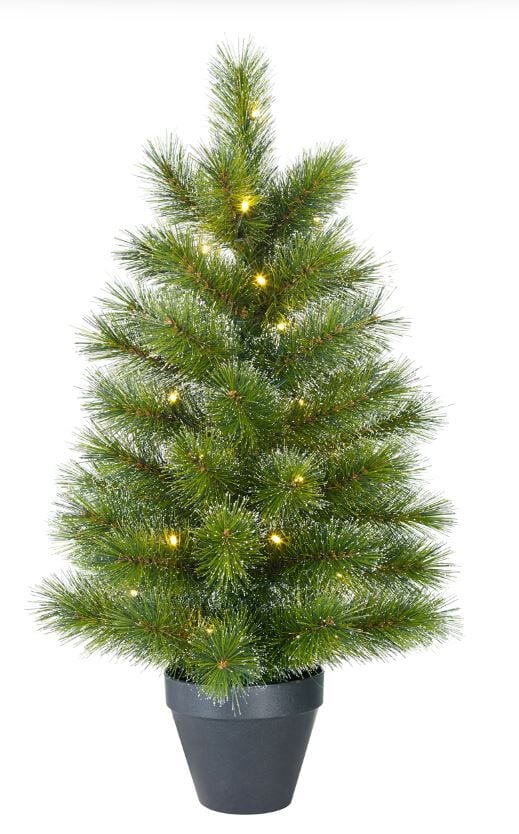 Black Box Trees Glendon - Kunstkerstboom - Groen - 20 lampjes - 60 cm