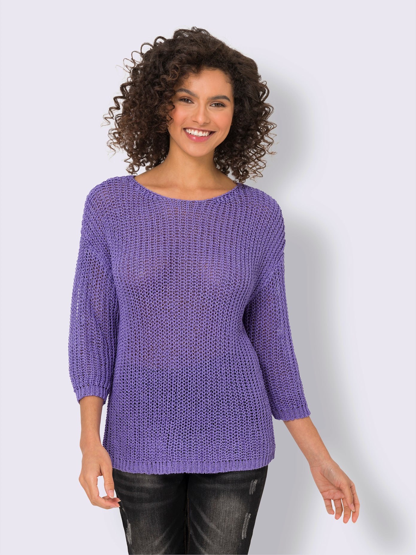 Pull fil fantaisie léger