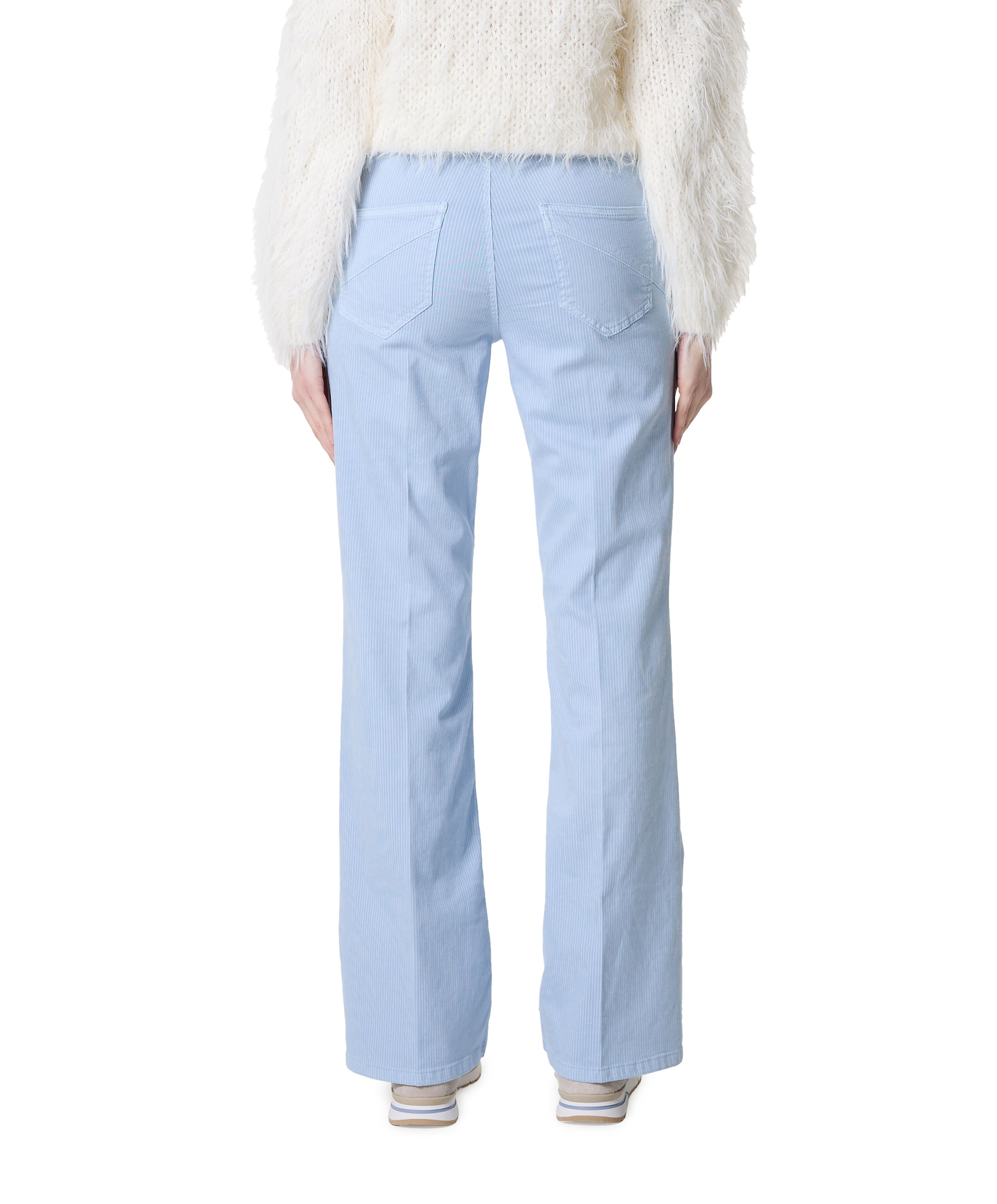 Gardeur Bootcut Slim dames broek blauw