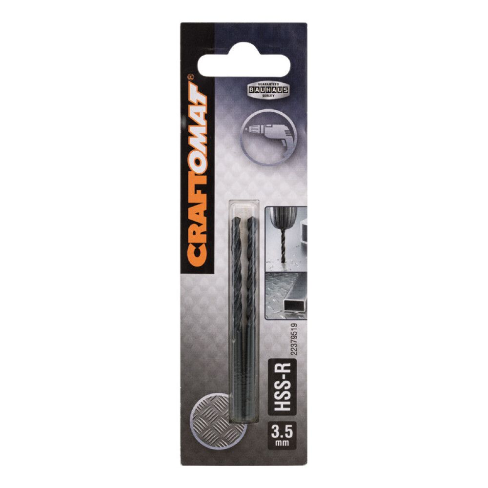 BOR CRAFTOMAT HSS-R 3,5MM 2STK