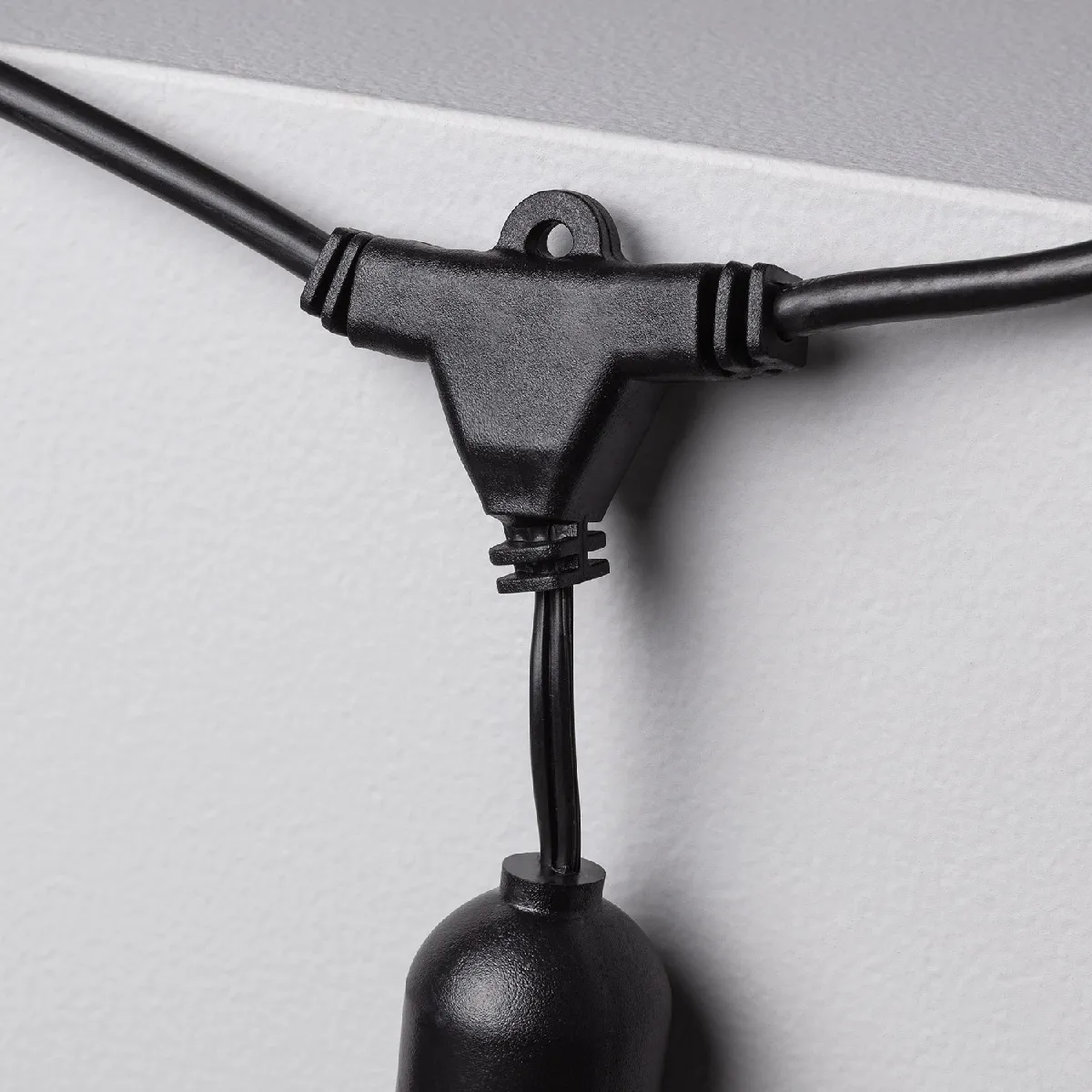 Ledkia Guirlande Extérieure 5.5m Noir 8 Douilles