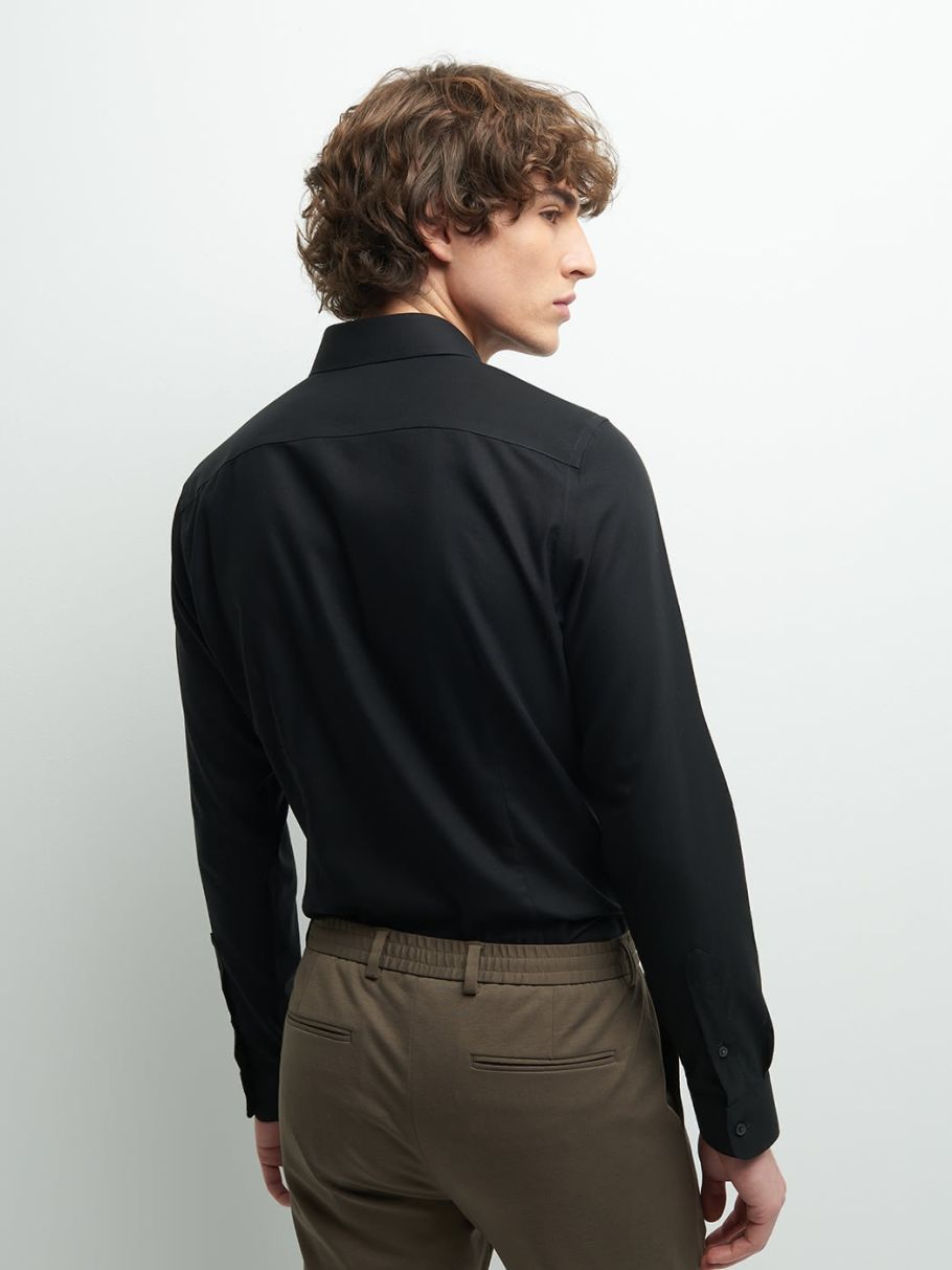 Chemise slim unie