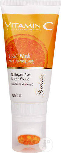 Arganicare Nettoyant Avec Brosse Visage Enrichi À La Vitamine C Tube 150ml