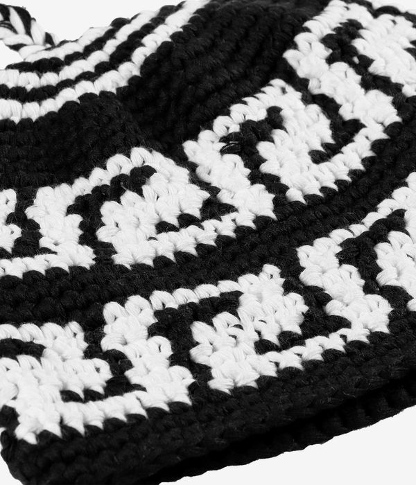 rave BRBR Crochet Mütze (black white)