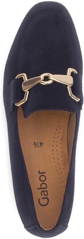 Gabor 211 Loafers Dames Instappers Blauw