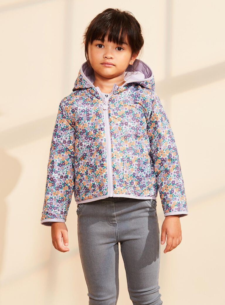 Veste mauve réversible