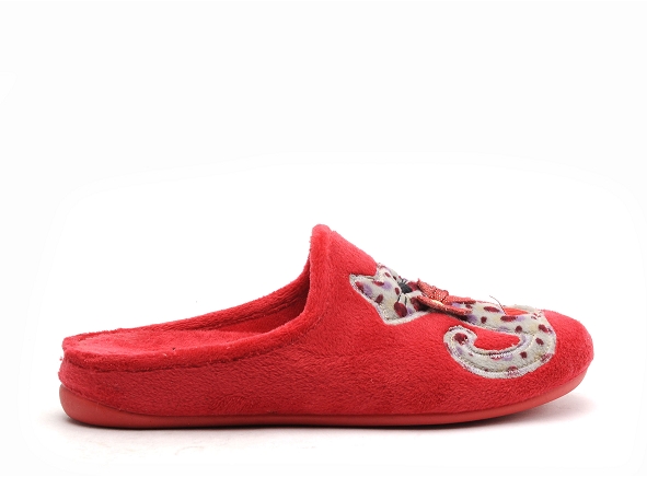 Calzamur cm confort chaussons femme 30225 rouge