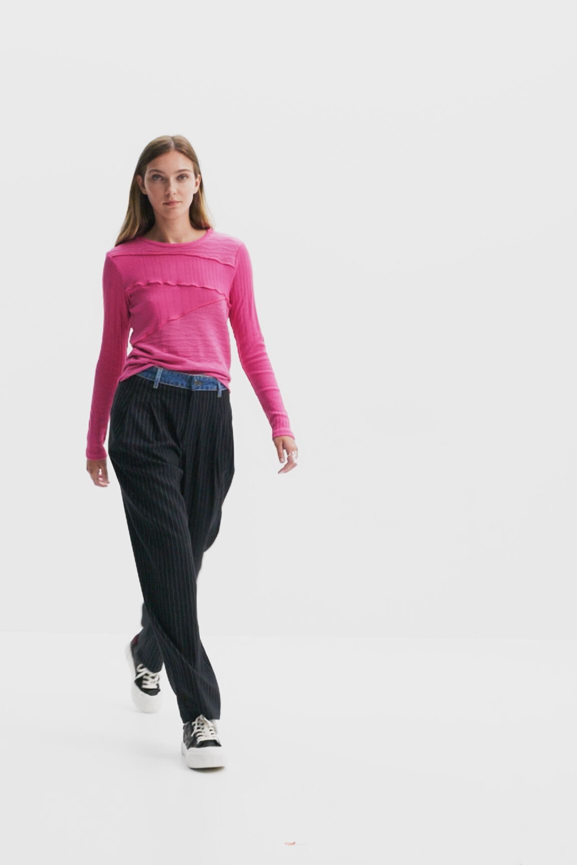 Pantalon tailleur hybride