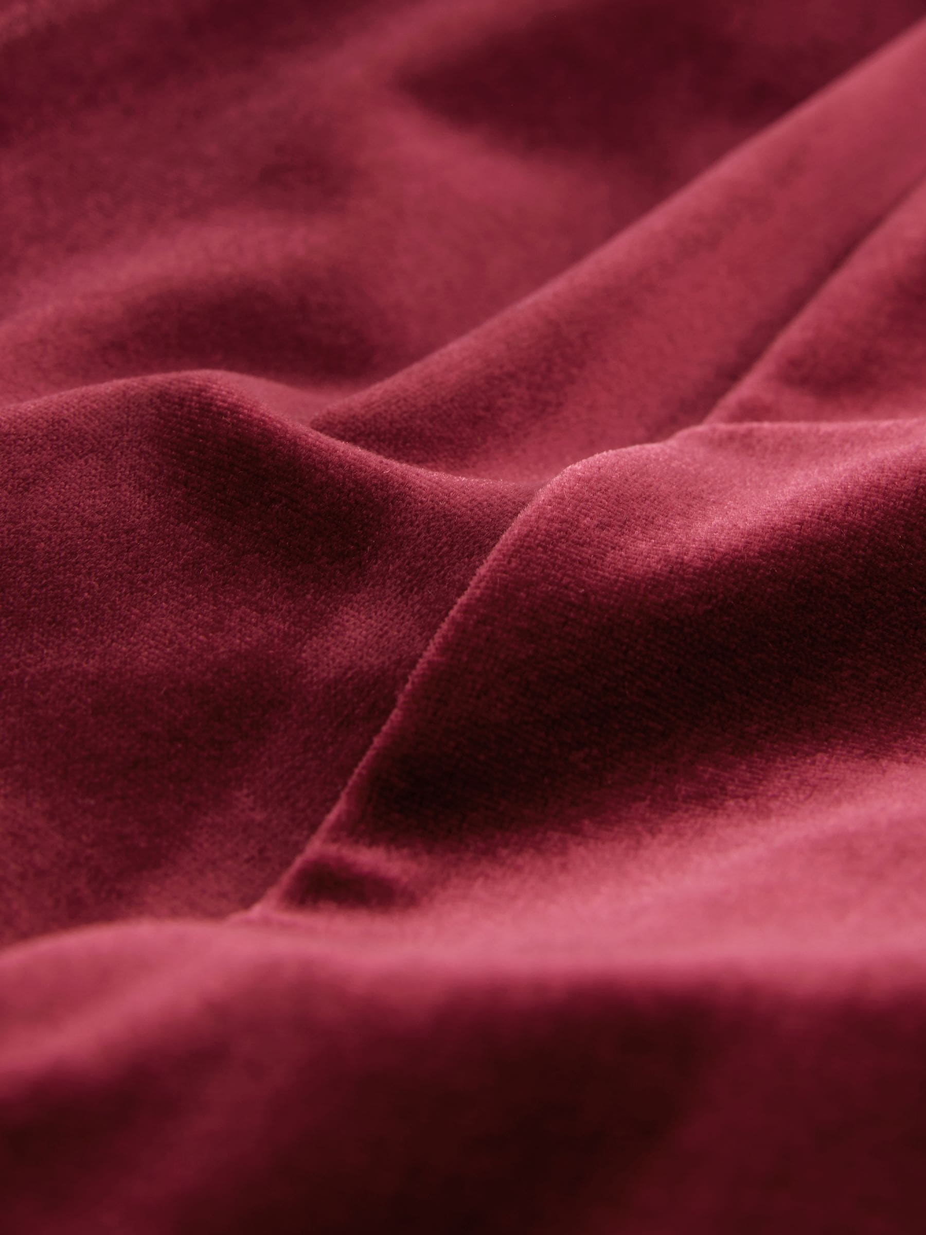 Bessenrood - Fluwelen multiway maxi-jurk voor bruidsmeisjes