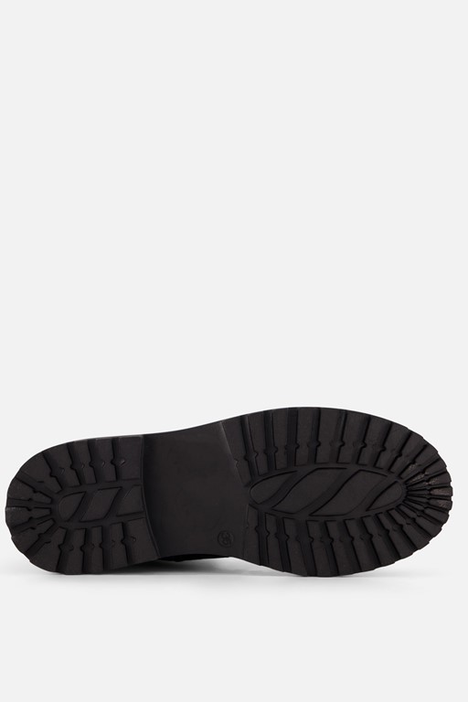 Vingino Evi Xhi Veterboots zwart Leer