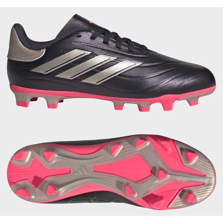 adidas Copa Pure 2 Club FxG Vivid Horizon - Aurora Black/Argenté/Turbo Enfant