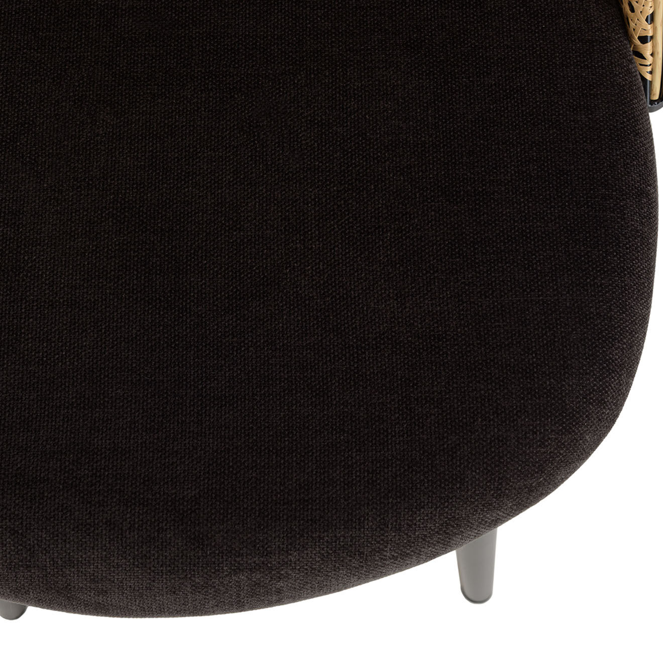 Macabane 2 Chaises Léa noires - 51x60x78 cm