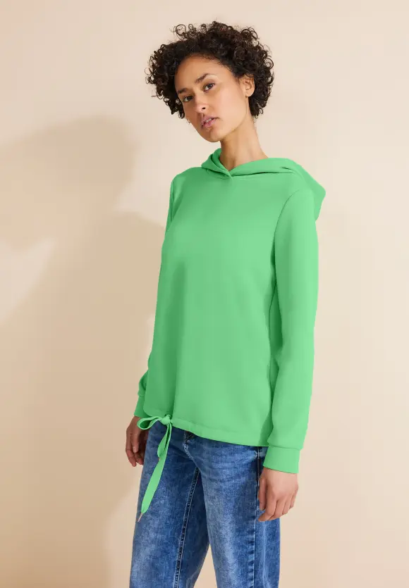 Cupro Sweatshirt - light spring green