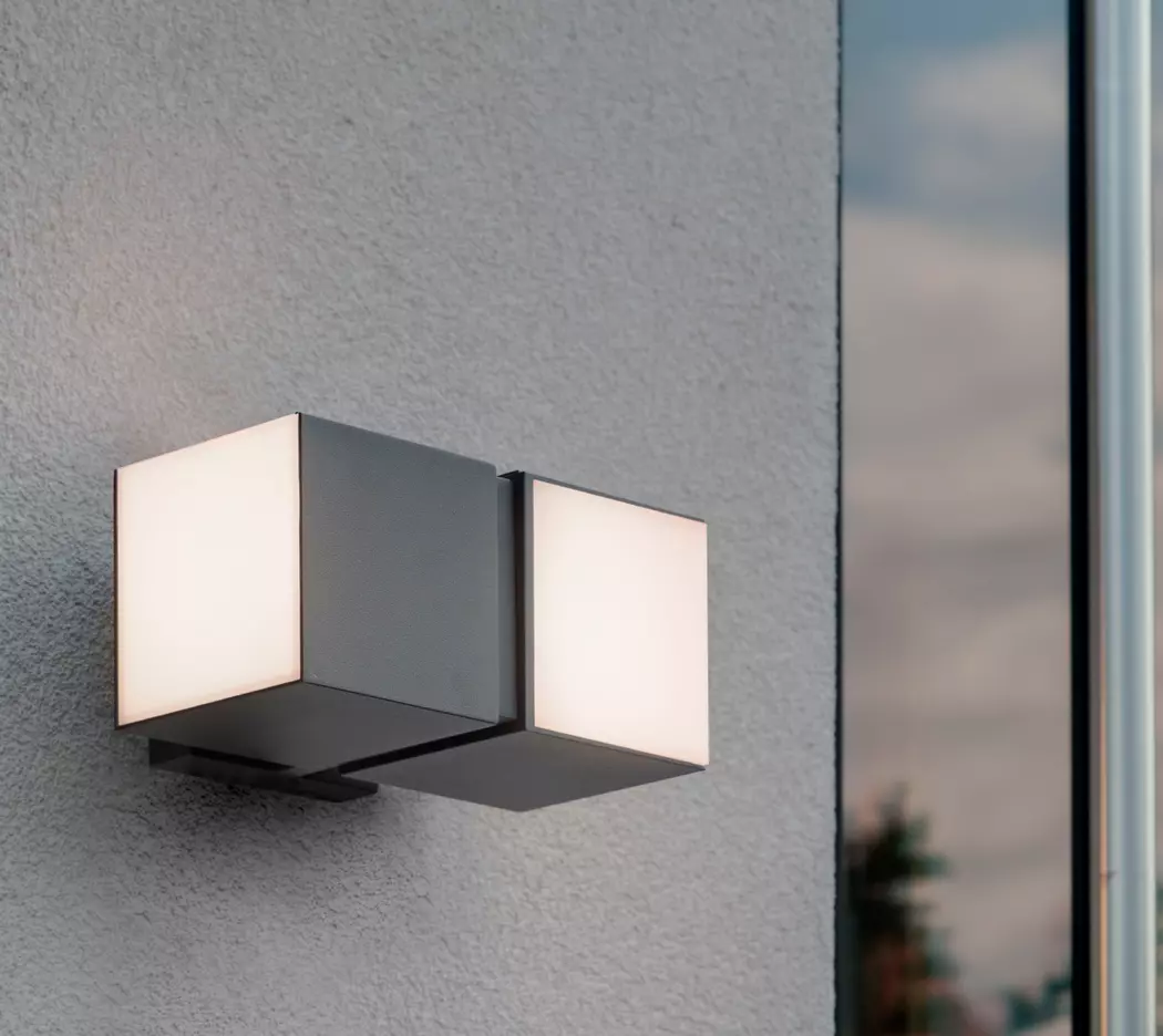 LED-Außenwandleuchte CUBA