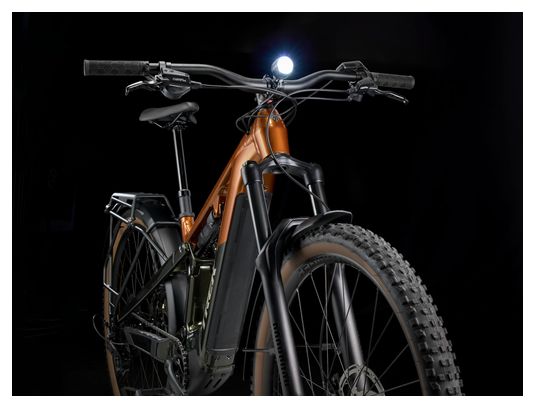 VTT Électrique Tout-Suspendu Trek Powerfly  FS 4 EQ Shimano Cues 10V 600Wh 29'' Orange/Vert Gén. 4