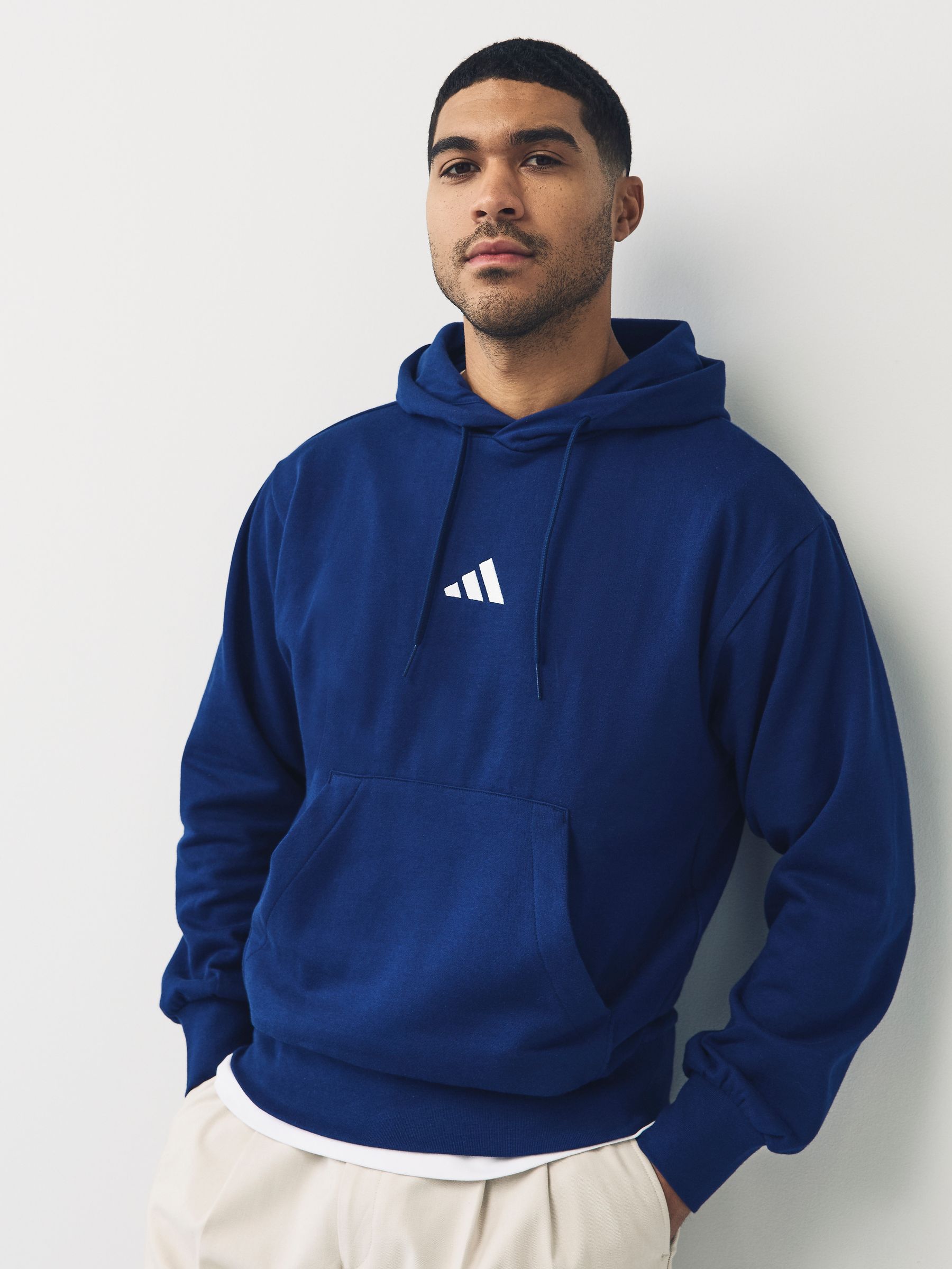 Marineblauw - adidas hoodie