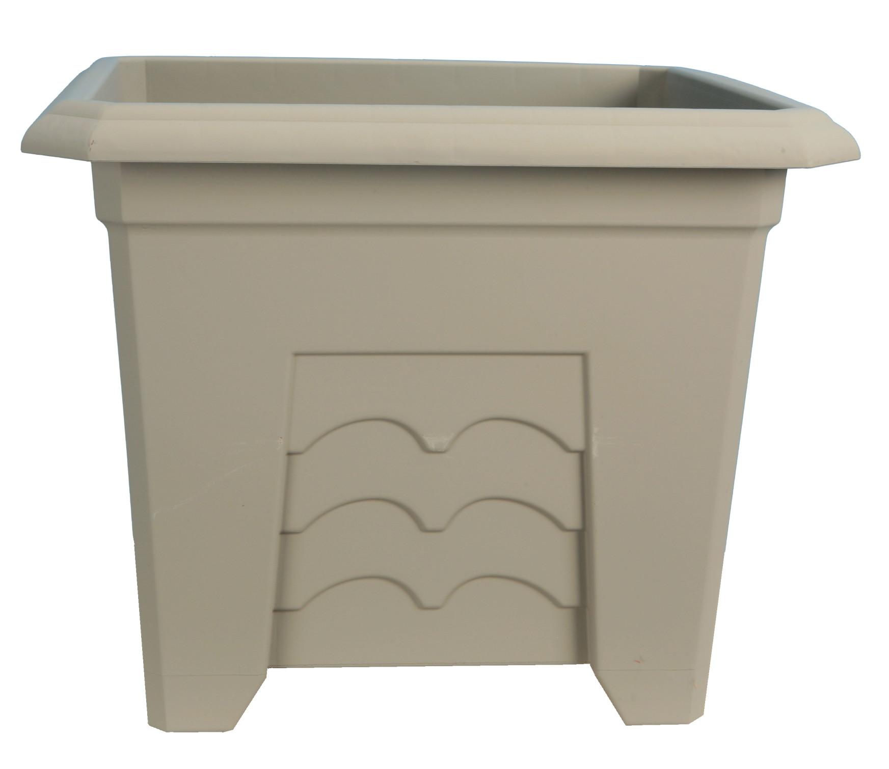 POT CARRE TERRISSIMA D.29CM TAUPE