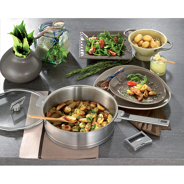 Sauteuse inox Strate 28 cm Cristel