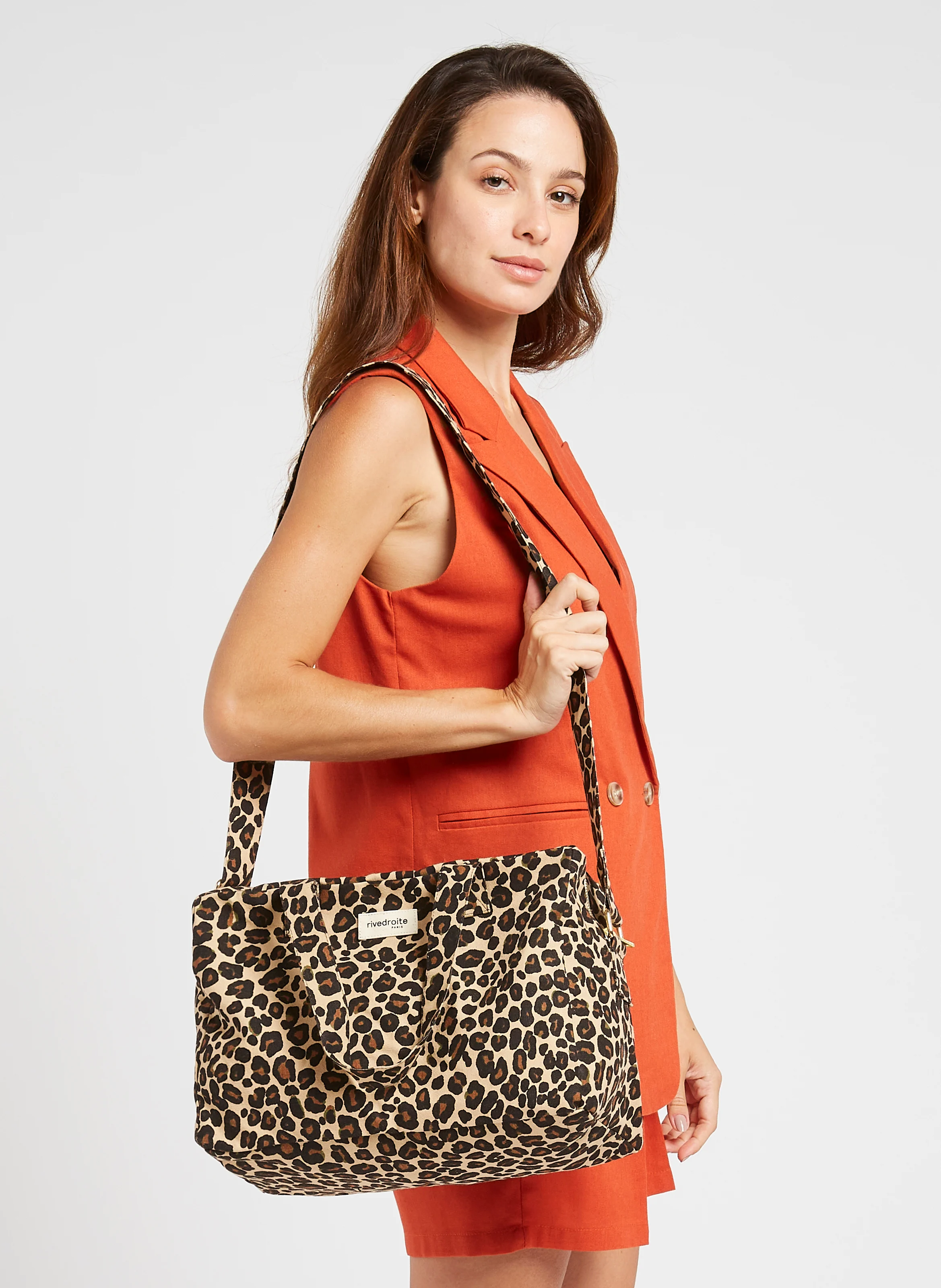 SAUVAL - Cabas en denim | Beige