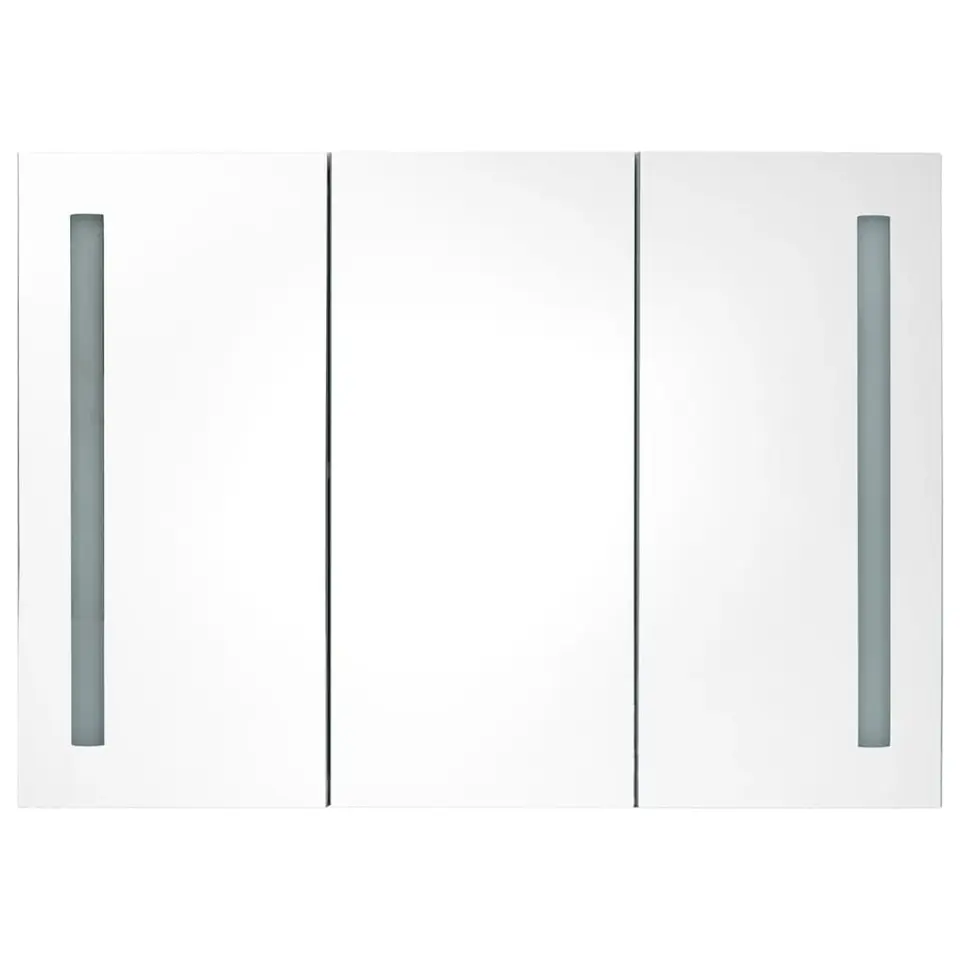 vidaXL - Badkamerkast - Wit - MDF - 89 x 14 x 62 cm