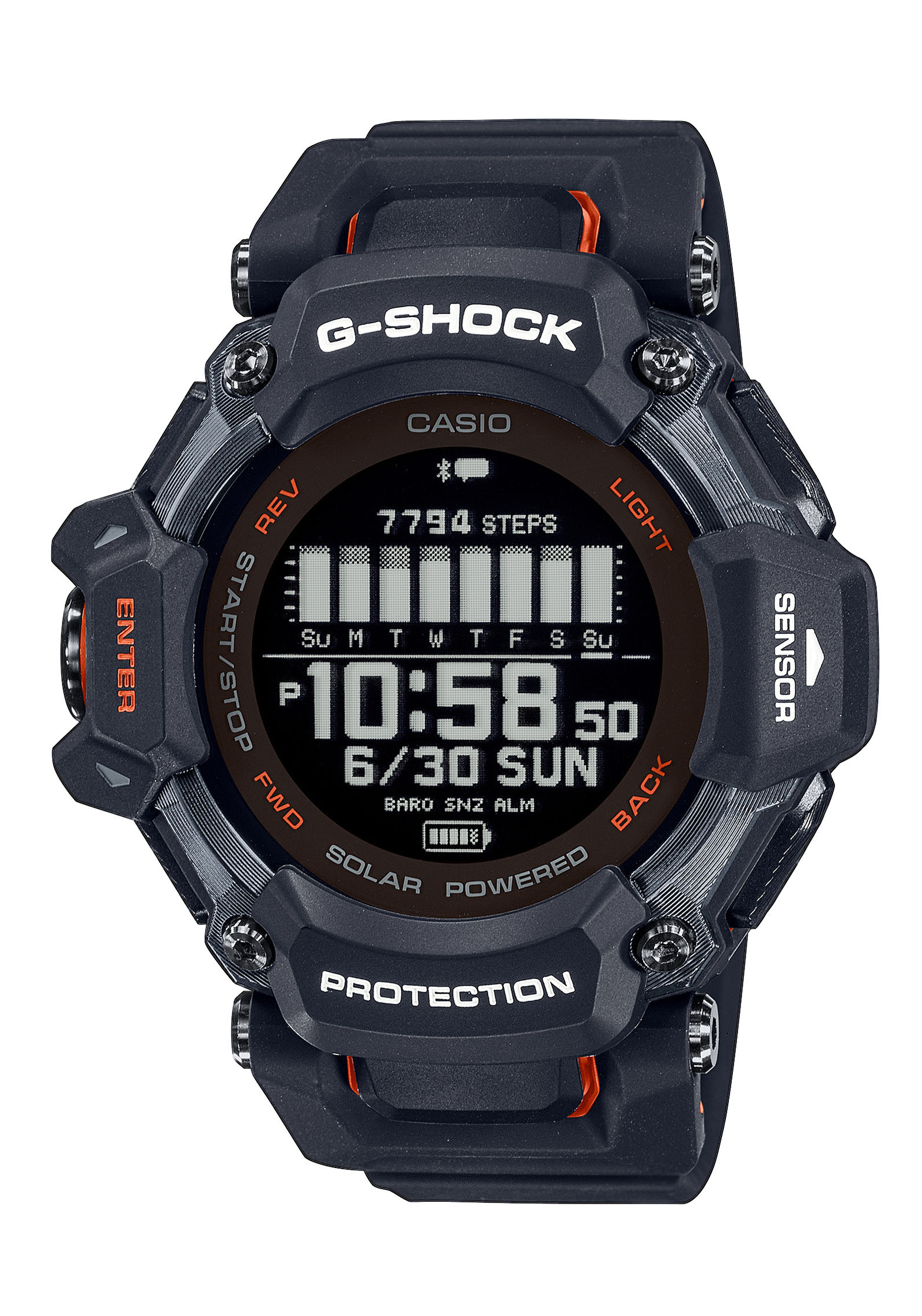 Casio G-Shock G-SQUAD Schwarz GBD-H2000-1AER