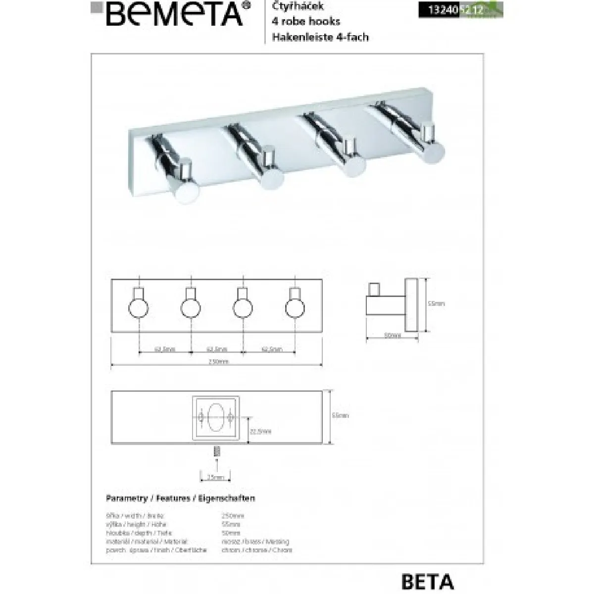Bemeta - Maison De La Tendance Bemeta Chromé BETA