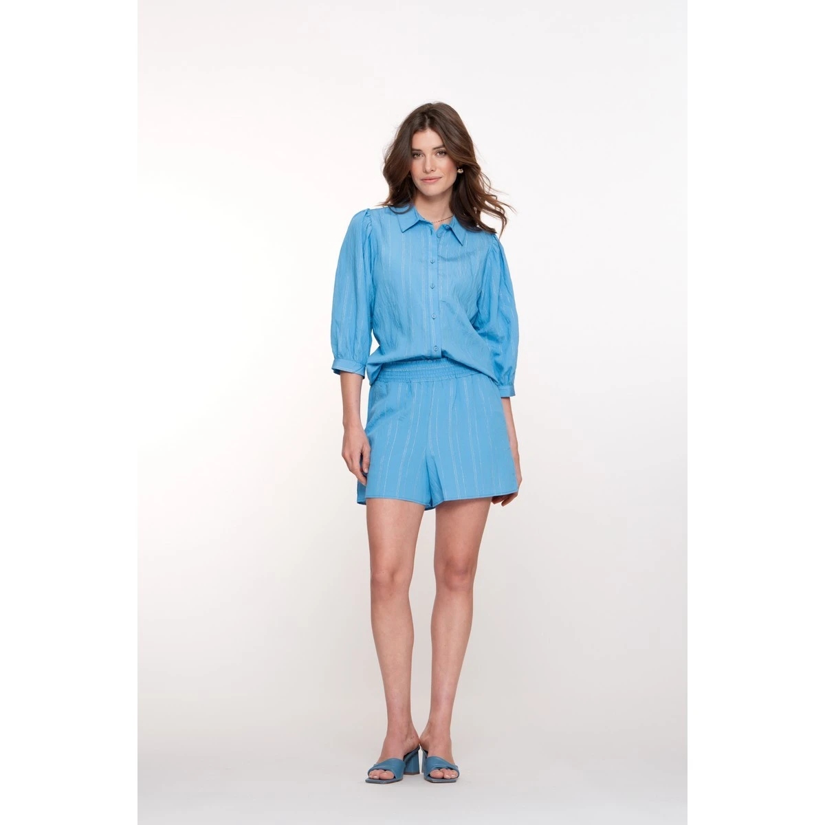 Dames Blouse 25015 blouse streep oversized