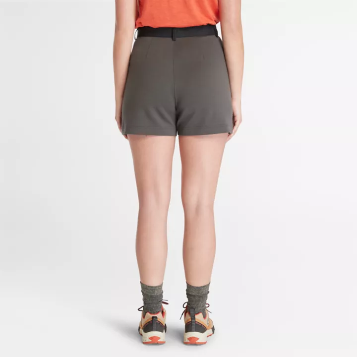Short chino Timberland x Icebreaker en tissu éponge de laine mérinos pour femme en gris foncé