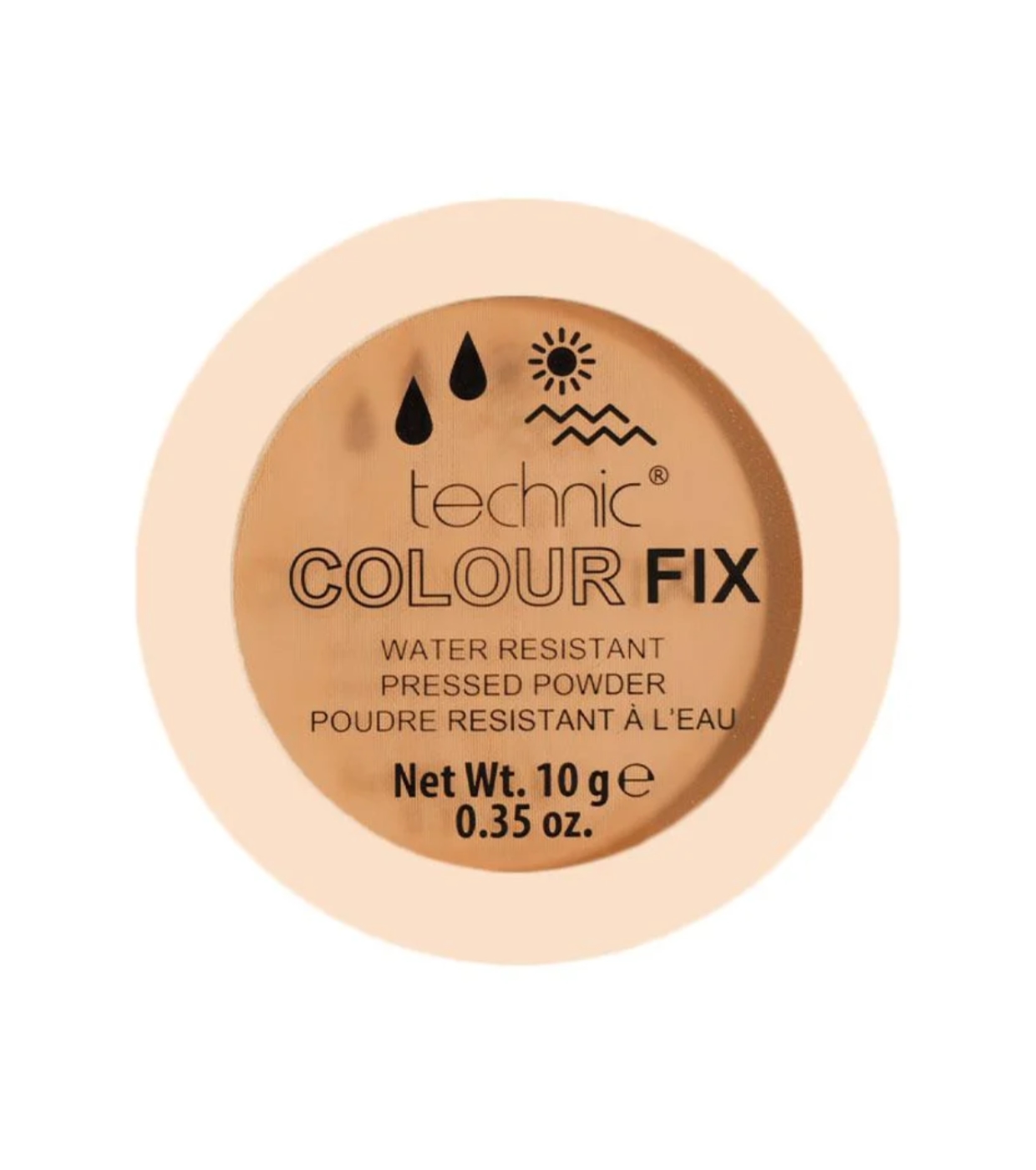 Technic Cosmetics - Pós compactos Colour Fix Water Resistant - Hazelnut