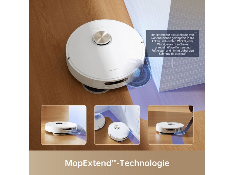 Dreame Saug- und Wischroboter L10s Pro Ultra Heat Weiss Roboterstaubsauger mit Basisstation