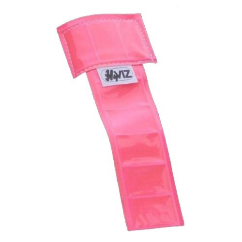 Faixa refletora para rabo de cavalo HyViz, rosa
