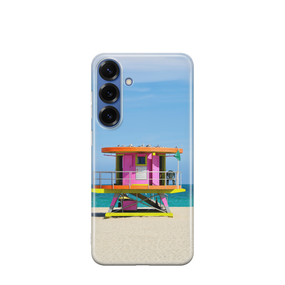 Samsung Galaxy S25 Plus Gummi Hülle Sommerstützpunkt - Versch. Farben