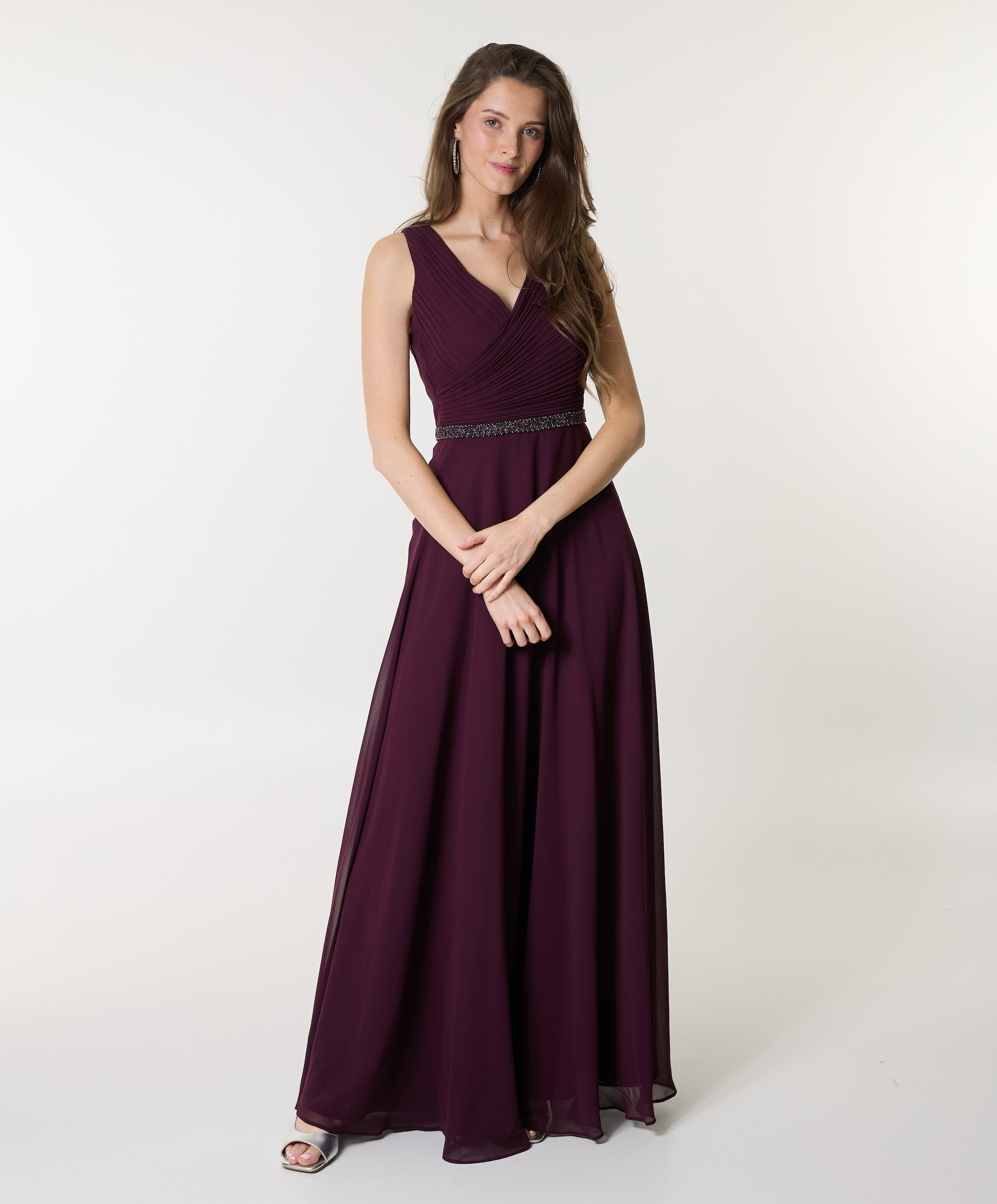 Vera Mont Dames jurk bordeaux