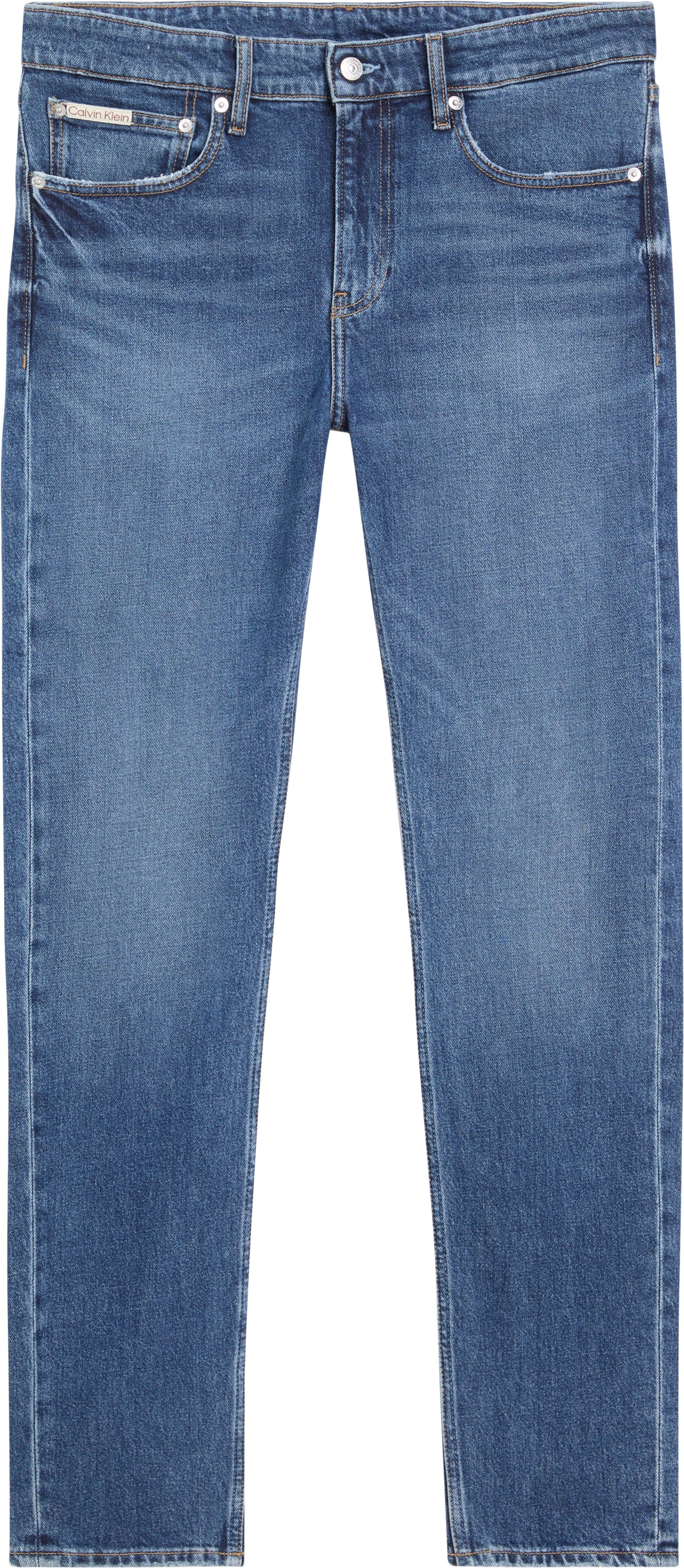 Calvin Klein Jeans Tapered-fit-Jeans »SLIM TAPER«, in mittelblauer Waschung