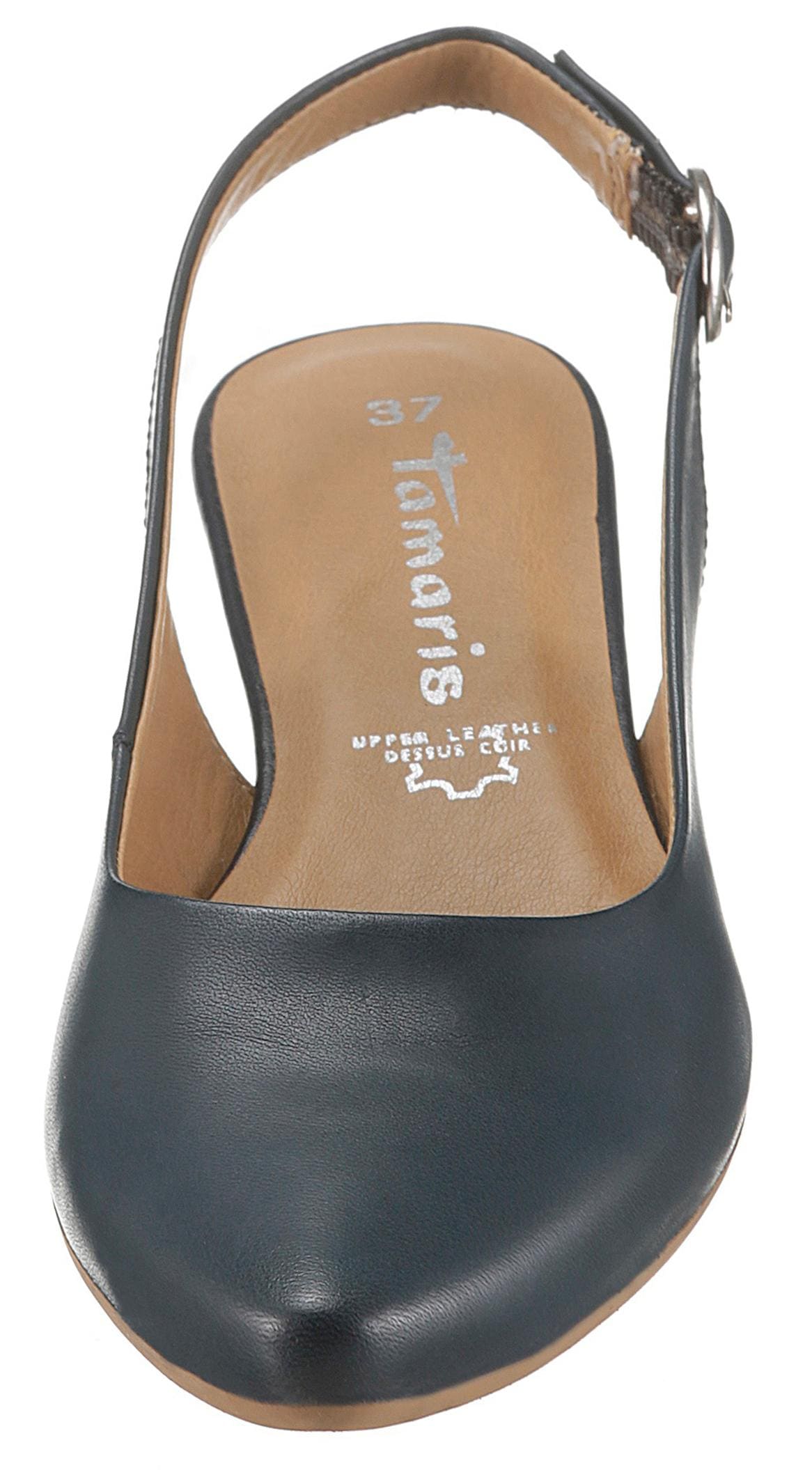 Tamaris Slingpumps »Trina«  , Abendschuh, Sommerschuh, Blockabsatz, in schlichtem Design