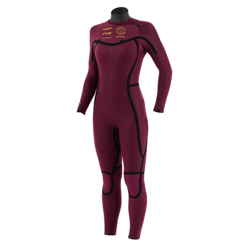 COMBINAISON FEMME MANERA SEAFARER+ 4/3 FRONTZIP PEWTER