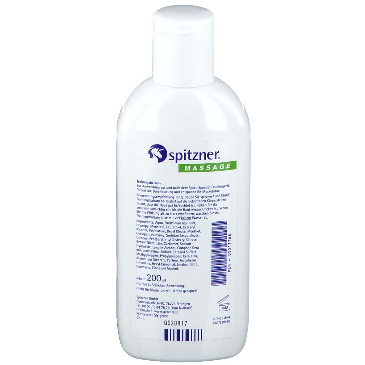 Spitzner® Massage Trainingsbalsam