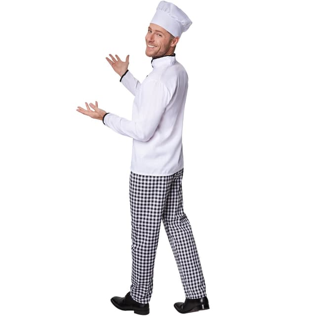 Kokkesæt kostume mand