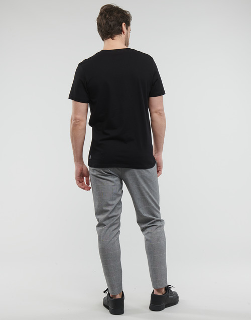 Jack & Jones - JJEORGANIC BASIC TEE SS V-NECK - Noir