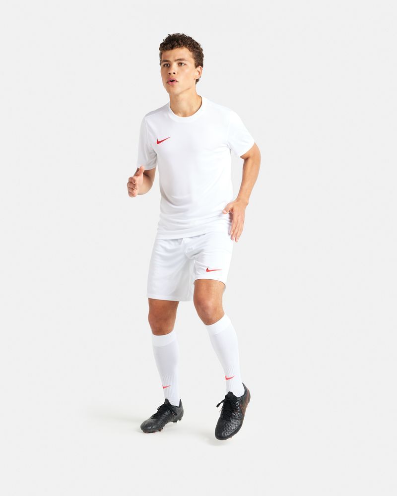 Short Nike Park III Blanc & Rouge pour homme