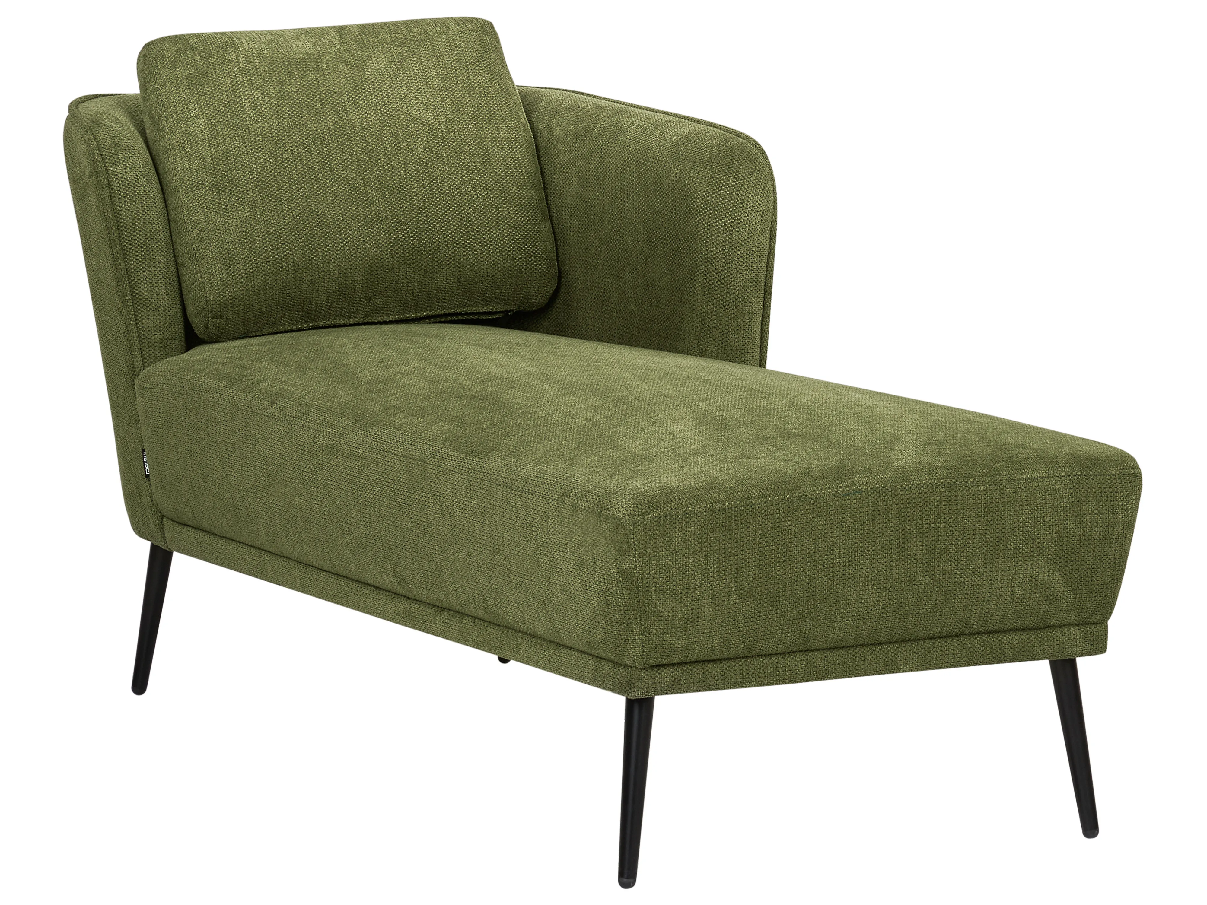 Linkszijdige chaise longue ARTHEZE Stof Donkergroen