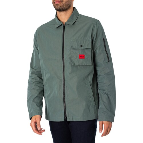 BOSS - Chaqueta Ligera Emmond Verde