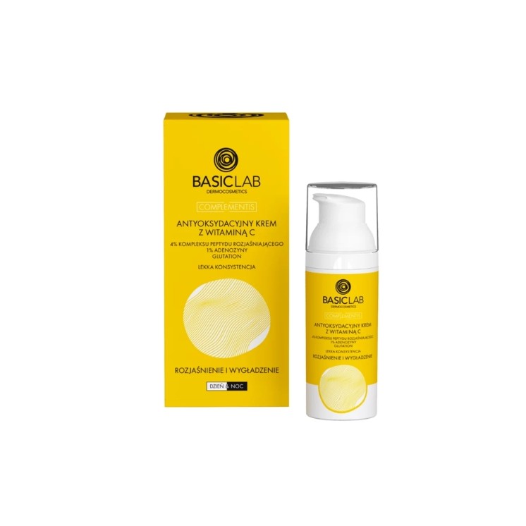 BasicLab Complementis Antioxidant Face Cream mit Vitamin C, leichte Konsistenz, 50 ml