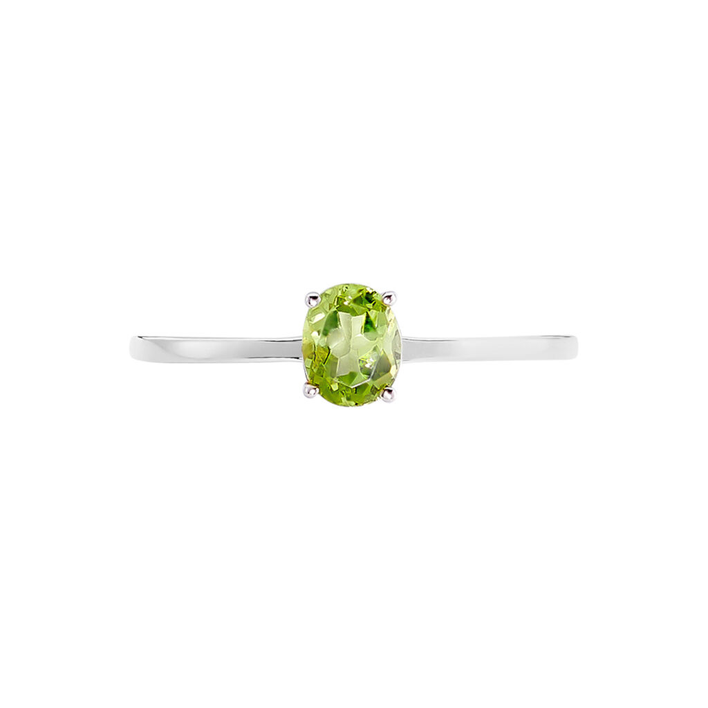 Bague Valentino Or Blanc Péridot