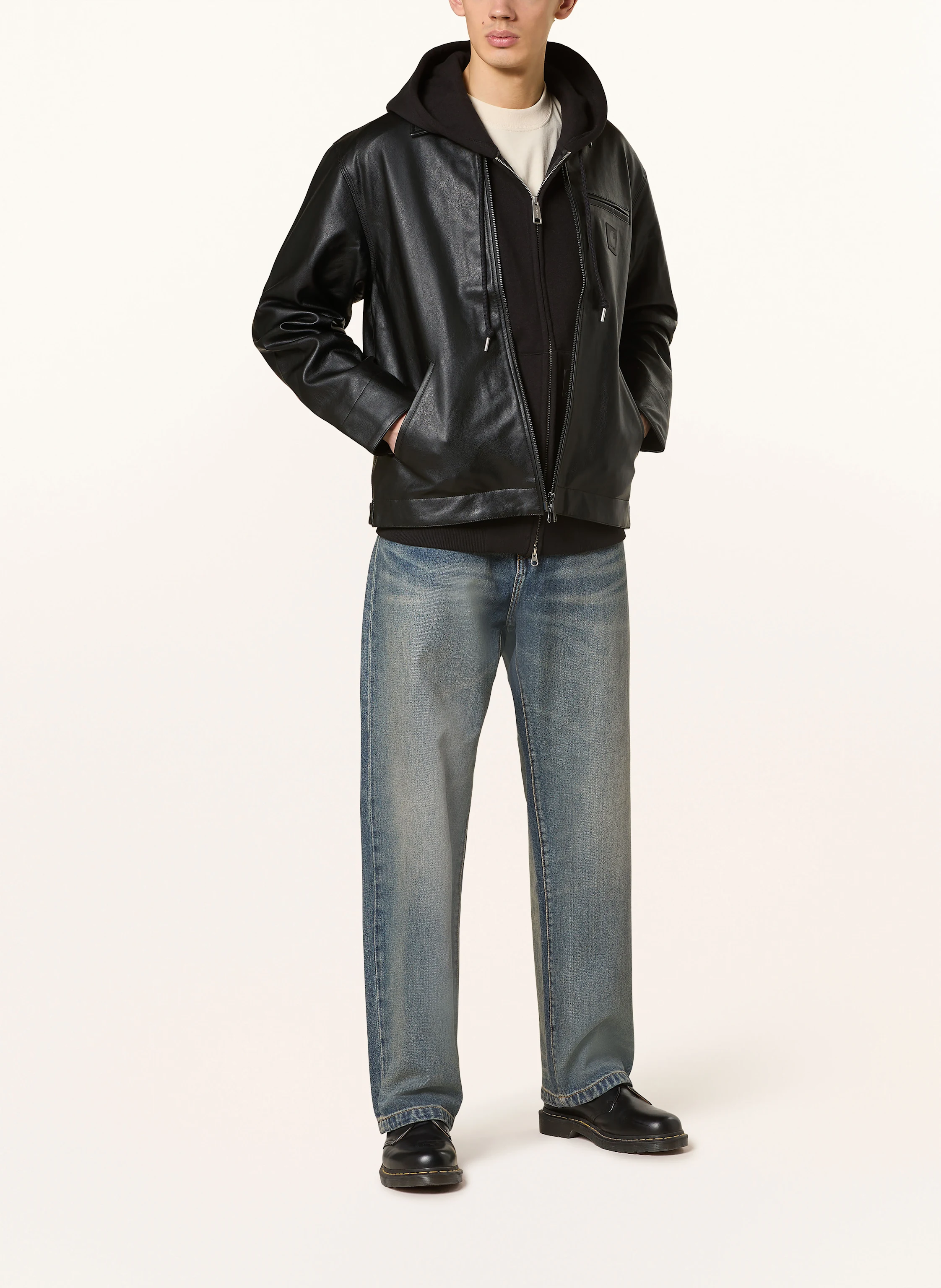 carhartt WIP Jacke DETROIT in Lederoptik