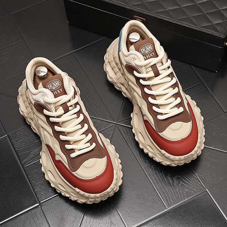 Mr Ozera - Colorblock Platform Sneakers