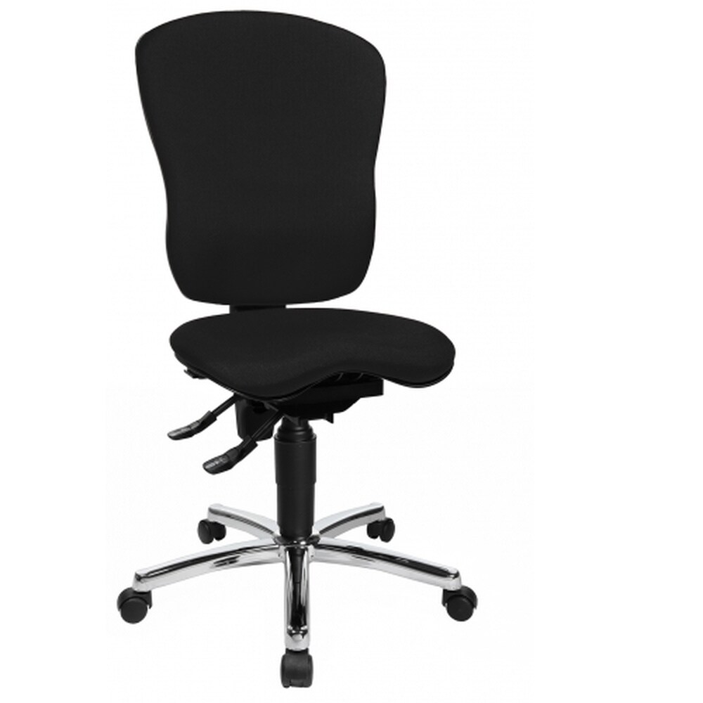 Profi Bürostuhl SITNESS Stoff ohne Armlehnen Topstar