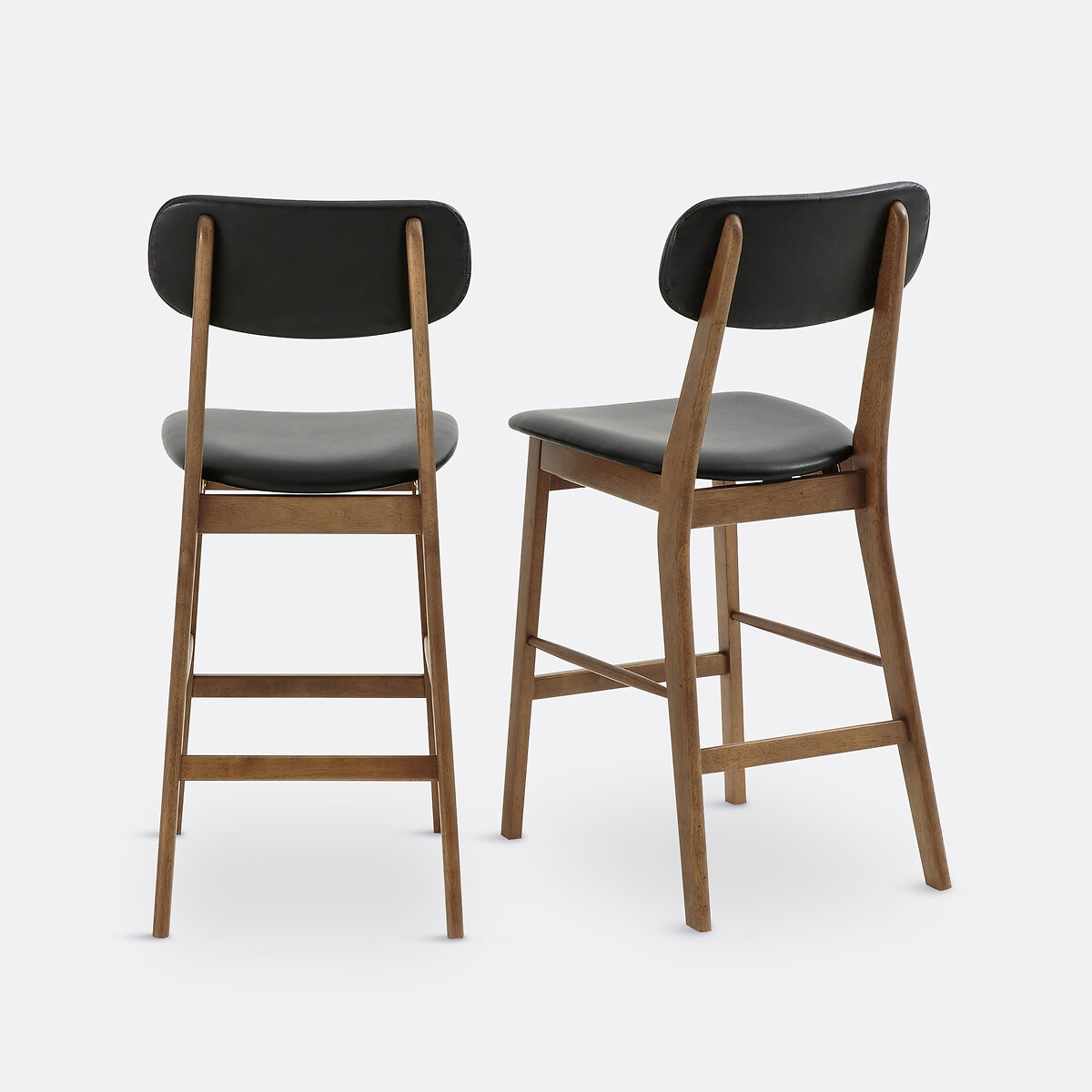 LA REDOUTE INTERIEURS<br>Conjunto de 2 banquetas de bar de altura média, Selyn